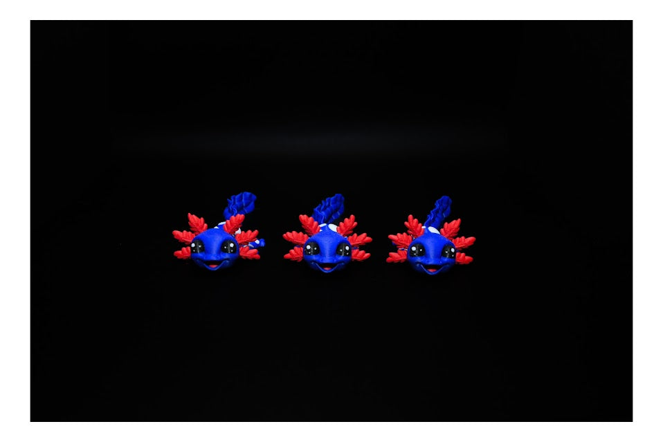 Flexi Axolotl – Articulated Aquatic Cutie by Printverse ($3-$20)