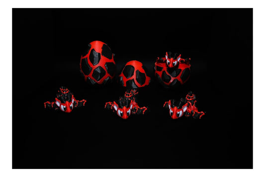 Lava Dragon – Articulated Fantasy Creature by 3DGOB (Optional Egg Accessory) ($3-$20)