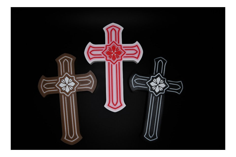 Ornamental Cross – Wall-Mountable Spiritual Décor by Watkins 3D Creations ($3)