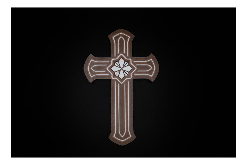 Ornamental Cross – Wall-Mountable Spiritual Décor by Watkins 3D Creations ($3)