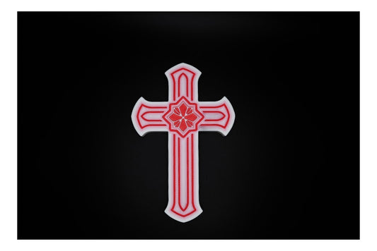 Ornamental Cross – Wall-Mountable Spiritual Décor by Watkins 3D Creations ($3)