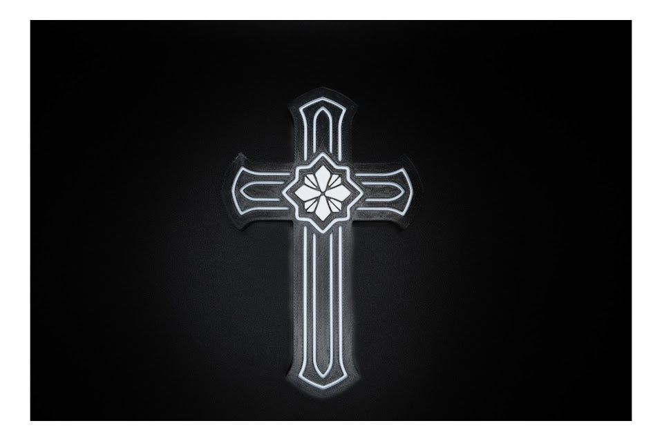 Ornamental Cross – Wall-Mountable Spiritual Décor by Watkins 3D Creations ($3)