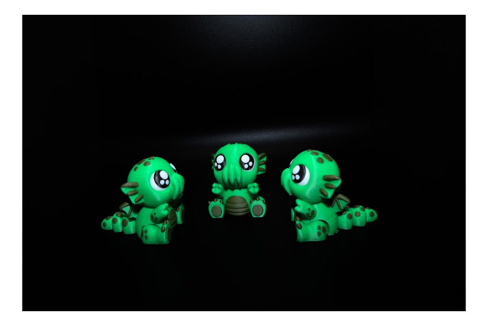 Baby Cthulhu – Kawaii Horror Figure by SugarPaws3D ($3-$20)