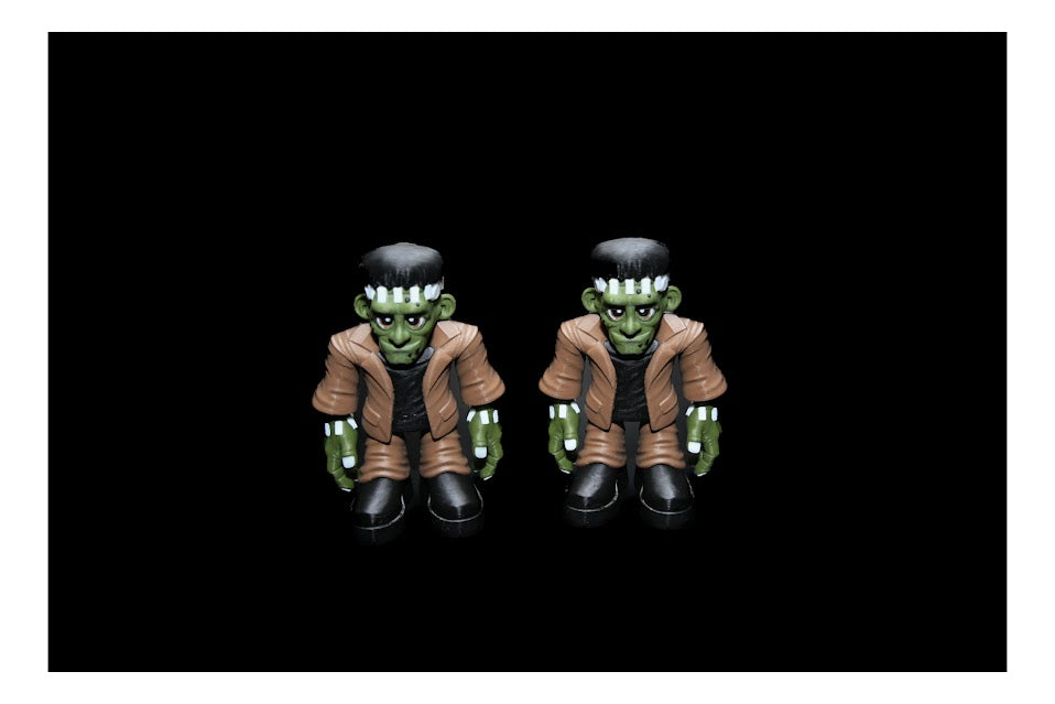 Stitched Monster Buddy – 3D Printed Figurine