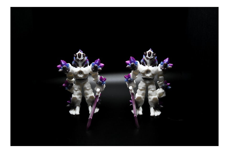 Crystal Warrior – 3D Printed Flexi Figure