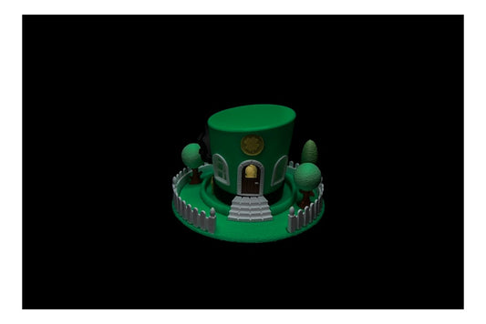 🍀🏡 St. Patrick’s Day Fairy House – A Lucky Little Cottage! 🏡🍀 ($10)