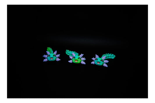 🌿💜 Leafy Lottie Axolotl – Water Sprite Series! 💜🌿 ($3–$20)