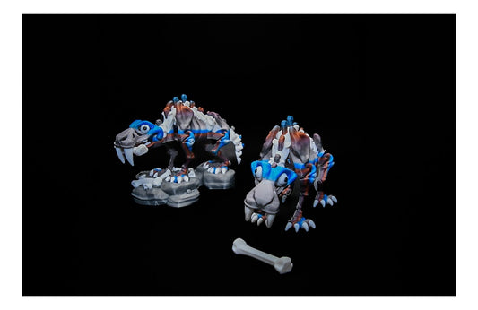 💀🧊 Frostfang Skeleton Cat – Flexi Fossil Edition! 🧊💀 ($5–$20)