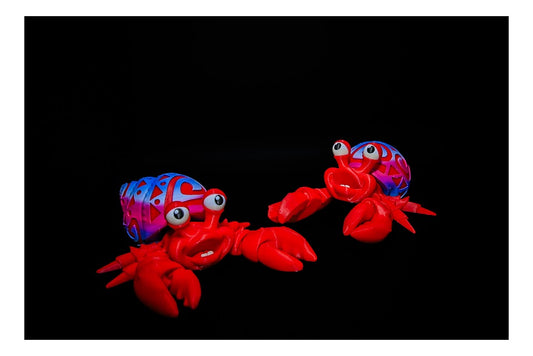 🦀🎨 Flexi Hermit Crab – Crabby & Colorful! 🎨🦀 ($3–$20)