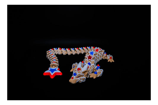 ⭐🐉 Patriotic Star Dragon – Red, White & Roar! 🐉⭐ ($5–$20)