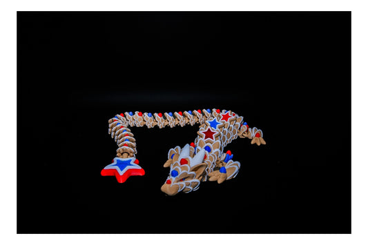 🎇 Patriotic Dragon – Red, White, & Roar! 🐉 ($5–$20)