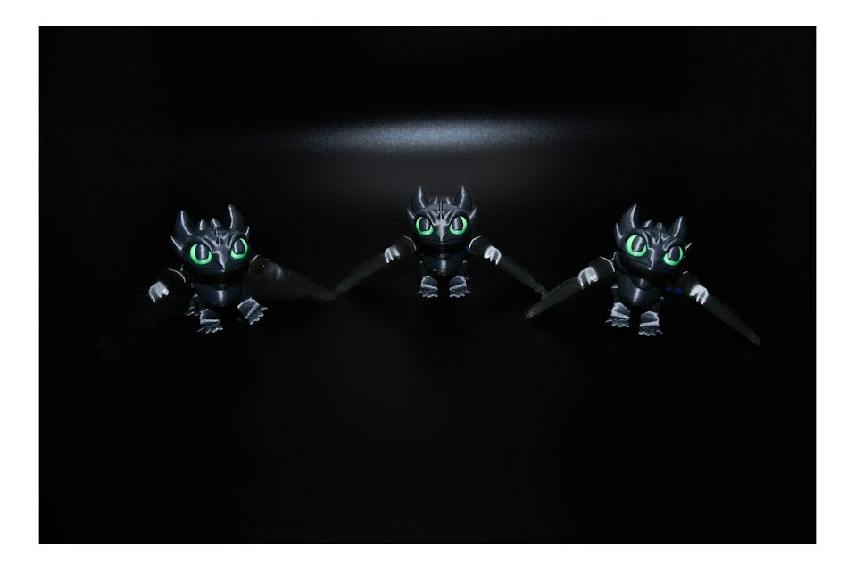 Shadow Glider – Articulated Flexi Dragon by Vunk Flexis ($3-$20)