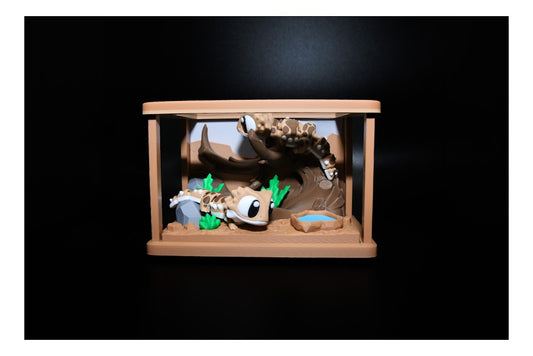 Bearded Dragon – Flexi Reptile with Optional Desert Enclosure ($3-$20)