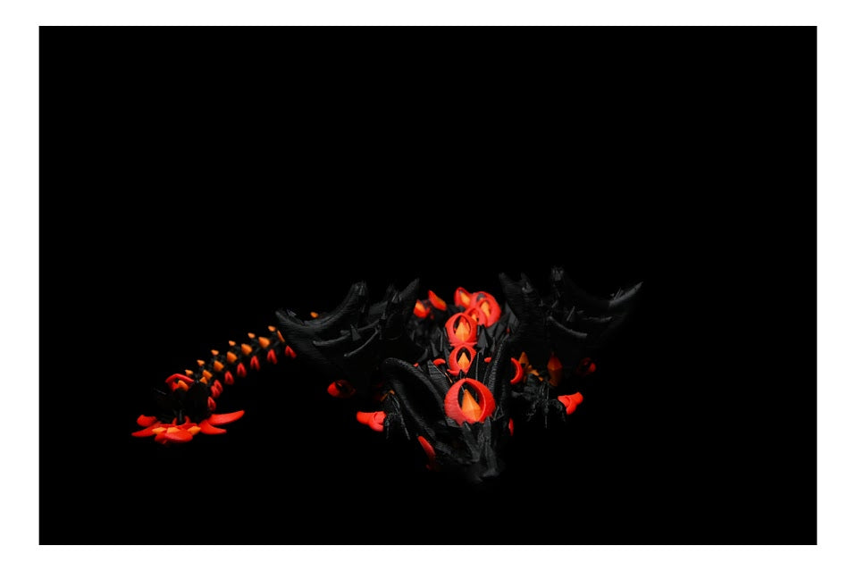 Nightwing Dragon – 3D Printed Flexi Creature