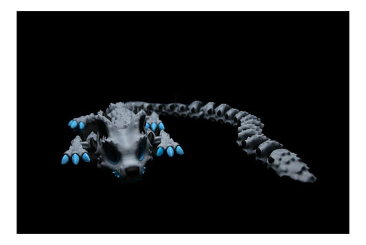 Wolf Dragon – 3D Printed Flexi Creature (Winged or Non-Winged Options)