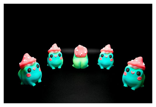 🍄🐸 Mushroom Cap Butt Frogs – Silly, Squishy & Forest-Fresh! 🐸🍄 ($3–$20)