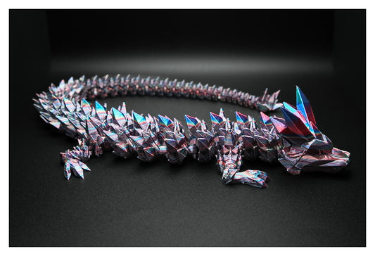 💎🐉 Crystal Dragon – Sharp, Shiny, and Stunningly Flexi! 🐉💎 ($5–$20)
