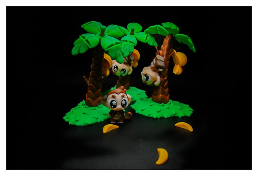 🐒🍌 Monkey Tree Critters – Swing Into Fun! 🌿 ($3–$20 + optional accessory)